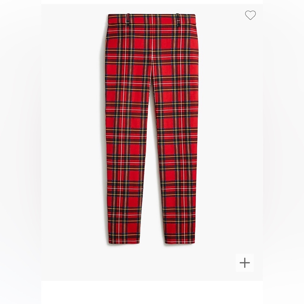 NWT JCrew tartan Winnie pant